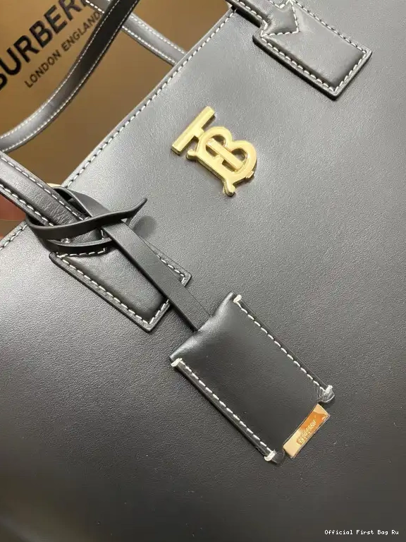 Official First Bag Ru BURBERRY bag-34*14*28CM Medium Tote Check 0609